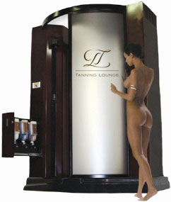 High-Tech Brunungskabine von Tanning Lounge